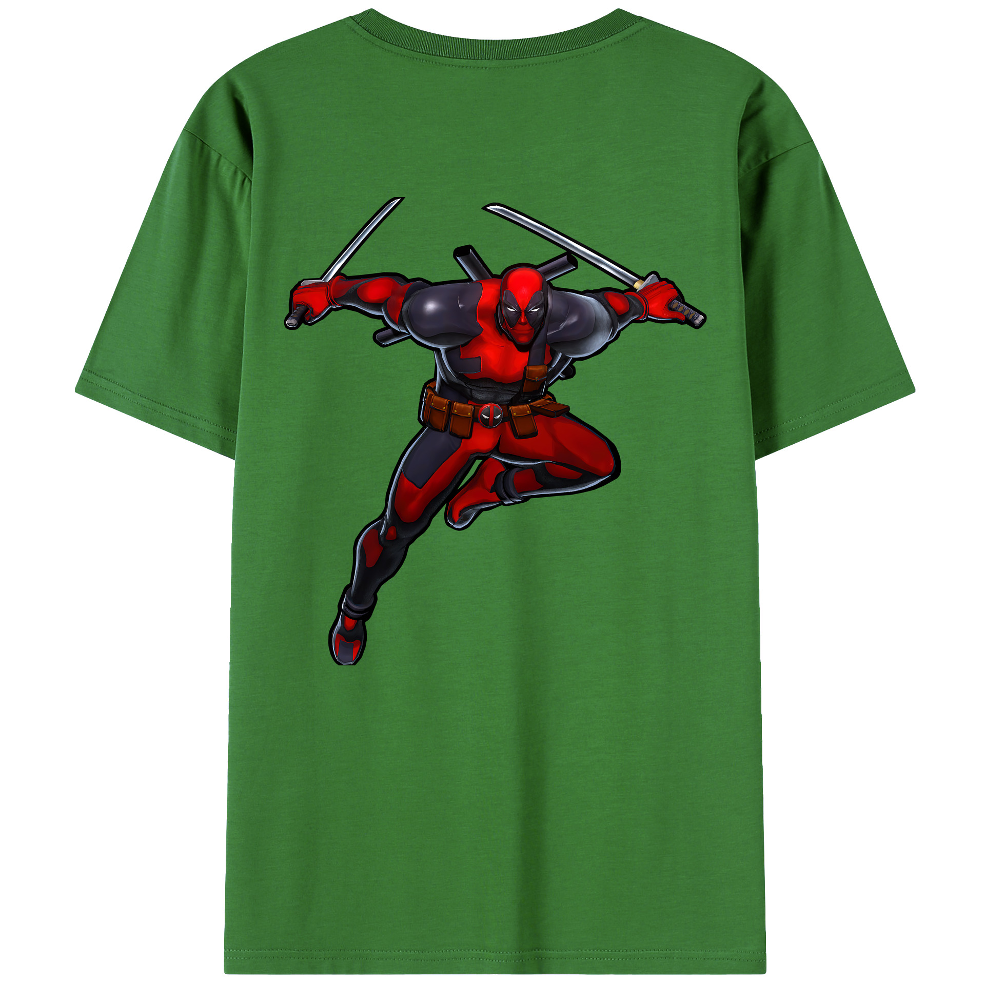 （画像用） Deadpool デッドプール レディース半袖Tシャツ(バックプリント)